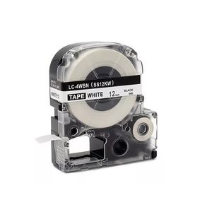 CINTA ROTULADORA EPSON ALTER LW-12WH 12MM*8M NEGRO/BLANCO X UNID