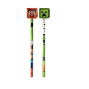 LAPIZ C/ GOMA GRANDE MINECRAFT X UNIDAD
