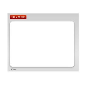 ETIQUETAS "PEGASOLA" LISA 103 X 75 -3040- X UNID