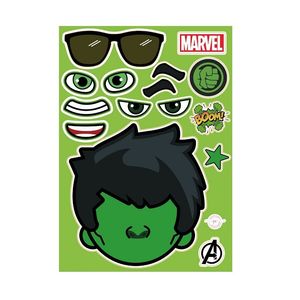 STICKERS MAKE A FACE PC HULK X UNID