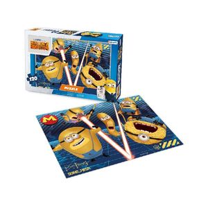 ROMPECABEZAS MINIONS 120PZAS X UNIDAD