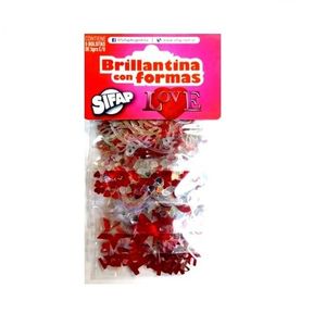 BRILLANTINA GIBRE C/ FORMAS LOVE BL X 5