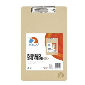 PORTA BLOCK EZCO OFICIO MADERA X UNIDAD
