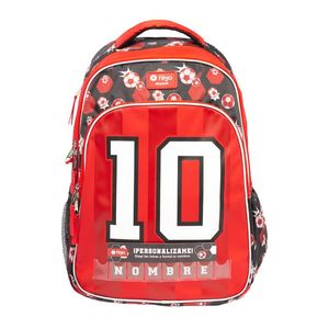 MOCHILA FILGO STARPAK ESPALDA 18 FUTBOL ROJO