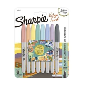 MARCADORES SHARPIE VINTAGE BLISTER X 8