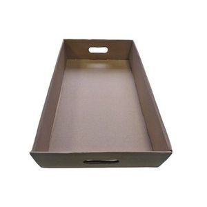 CESTA DE CARTON MICRO MARRON 47,5X28X8 X UNIDAD