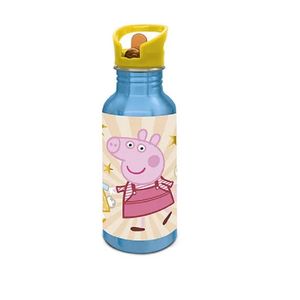 BOTELLA ALUMINIO 545ML PEPPA PIG X UNIDAD