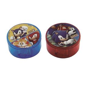 SACAPUNTAS PLASTICO SONIC C/ DEPOSITO X UNIDAD