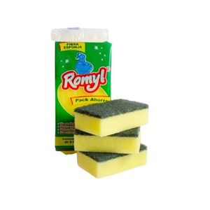 ESPONJA DE FIBRA PACK AHORRO X 3