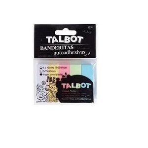 BANDERITAS TALBOT PAPEL X UNIDAD