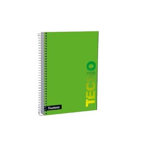 CUADERNO TRIUNFANTE 16 X 21 C/E FLEX TECNO RAY X 80HJS
