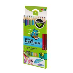 LAPIZ "PIZZINI" COLOR ACUARELABLES LARGOS X 12