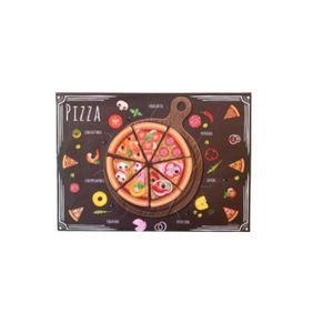 MANTELES INDIVIDUALES DE PAPEL PIZZA X 10 UNID