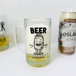 CHOPP DE VIDRIO CERVEZA LATA "WM" X UNIDAD