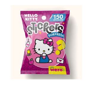 STICKERS SORPRESA HELLO KITTY X 150 UN.