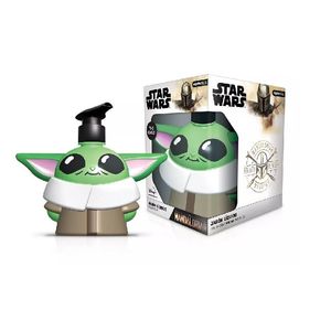 DISPENSER JABON LIQUIDO BABY YODA 300ML X UNIDAD