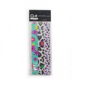 SET DE LIMAS DE UÑAS 18CM ESTAMPADAS X 3 UNI