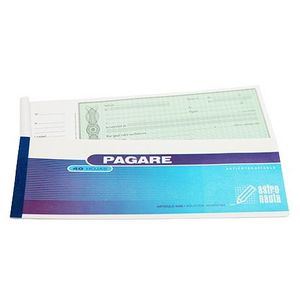 TALONARIO PAGARE SIN PROTESTO 30X10CM 40HJS COD 4507 X UNI