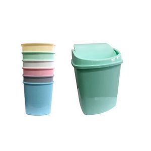 CESTO PLASTICO CUAD 8LTS VAIVEN X UNIDAD