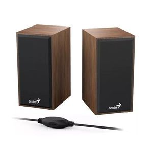PARLANTES "GENIUS" SP-HF180 USB 6W MADERA X UNIDAD