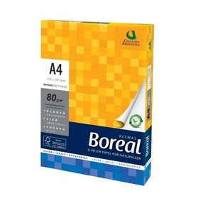 RESMA A4 80GRS "BOREAL" X UNIDAD