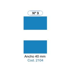 CINTA TELA ARGENTINA N° 9 -40MM- X UNIDAD
