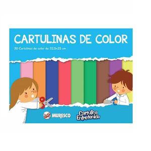 BLOCK MURESCO CARTULINA COLOR X 30HJS
