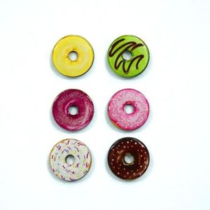 IMANES REDONDOS DONAS 25MM SET 6PCS
