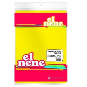 REPUESTO DIBUJO EL NENE N°6 COLOR X PAQ. 6HJS