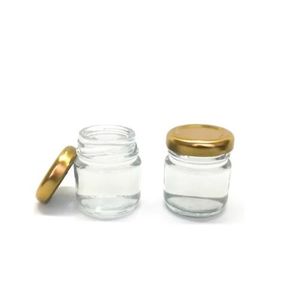 FRASCO VIDRIO MINI 40CC C/ TAPA X UNIDAD