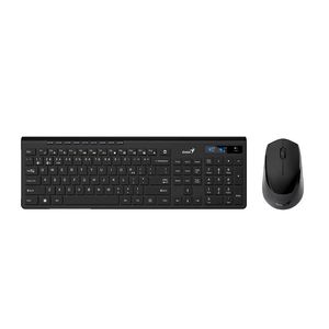 TECLADO Y MOUSE INALAMBRICO "GENIUS" SLIMSTAR 8230 W/BT NEGRO COMBO