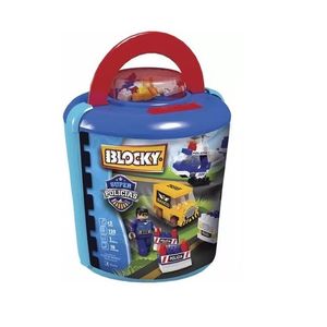 BLOCKY BALDE SUPER POLICIAS 120PZS X UNIDAD