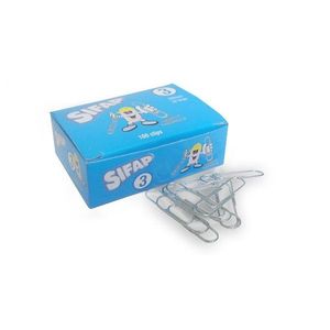 CLIPS METALICOS NIQUE "SIFAP" N° 3 28MM X CAJA 100 UNID