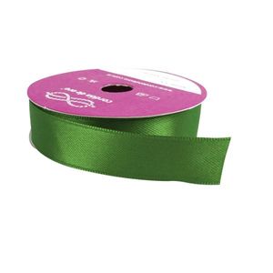 CINTA RASO DOBLE FAZ VERDE OSCURA 15MM X 10MTS X UN