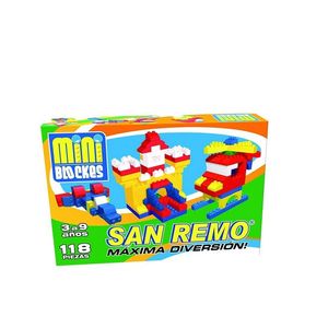 MINI BLOQUES SAN REMO X 118PZAS CAJA X UNID