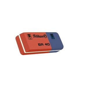 GOMAS DE BORRAR TINTA/LAPIZ  PELIKAN RO/AZ BR40 X UNID