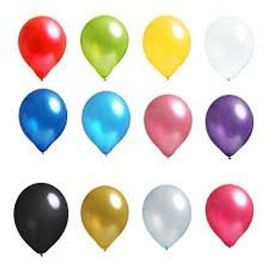 GLOBOS "FIESTA LOCA" PERLADOS 12" X PAQ 25 UNID