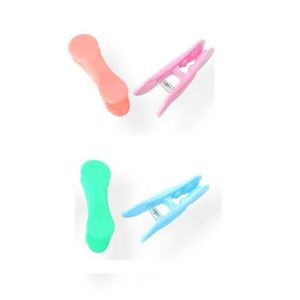 BROCHES MULTIUSO C/ RESORTE PASTEL X 5 UNI