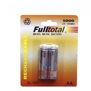PILAS RECARGABLES AA "FULL" 1.2V 1000MAH X PACK 2