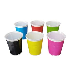 VASOS PLASTICOS COLOR PS PLENO 205CC X 20 UNID