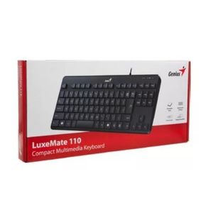TECLADO GENIUS LUXEMATE 110 NEGRO USB X UNIDAD