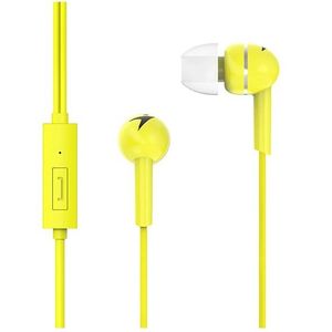 AURICULARES CON MICROFONO "GENIUS" HS-M300 AMARILLO X UNID