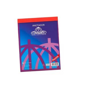 BLOCKS T/ VOLCADA ANOTADOR "CONGRESO" RAY 40HJS X UNIDAD